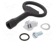 Lock; Key code: T8 SCHNEIDER ELECTRIC