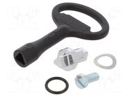 Lock; Key code: T8 SCHNEIDER ELECTRIC