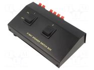 Speaker selector; Input: spring clamp; Out: spring clamp x4; 8Ω GOOBAY