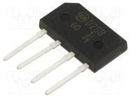 Bridge rectifier: single-phase; Urmax: 600V; If: 1.5A; Ifsm: 80A SHINDENGEN