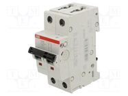 Circuit breaker; 400VAC; Inom: 20A; Poles: 2; Charact: Z; 6kA; IP20 ABB