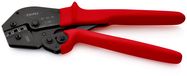 KNIPEX 97 52 05 SB Crimping Pliers for two-hand operation with non-slip plastic grips burnished 250 mm