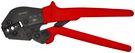 KNIPEX 97 52 10 Crimping Pliers for two-hand operation with non-slip plastic grips burnished 250 mm