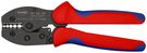 KNIPEX 97 52 30 SB PreciForce® Crimping Pliers with multi-component grips burnished 220 mm (self-service card/blister)