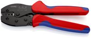 KNIPEX 97 52 34 SB PreciForce Crimping Pliers with multi-component handles burnished 220 mm