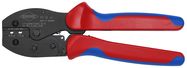 KNIPEX 97 52 42 PreciForce® Crimping pliers for MC4/MC4 EVO 2 connectors with multicomponent handles burnished 220 mm