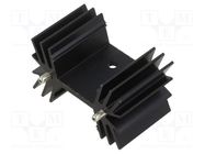 Heatsink: extruded; grilled; black; L: 25.4mm; W: 42mm; H: 25.4mm SEIFERT ELECTRONIC