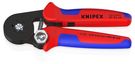 KNIPEX 97 53 14 SB Self-Adjusting Crimping Pliers for wire ferrules with lateral access with multi-component grips burnished 180 mm (self-service card/blister)