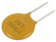 Fuse: PTC polymer; 1.6A; Imax: 40A; THT; PTR060V; bag EATON/BUSSMANN