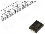 Diode: Schottky rectifying; SMD; 100V; 3A; SMB flat; reel,tape DC COMPONENTS