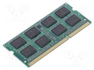DRAM memory; DDR3 SODIMM; 1600MHz; 1.35÷1.5VDC; industrial; 256x8 GOODRAM INDUSTRIAL
