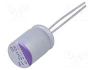 Capacitor: polymer; 15uF; 100VDC; SXE; THT; ±20%; -55÷125°C; 1000h PANASONIC