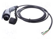 Cable: eMobility; 1x20AWG,3x14AWG; 3.75kW; CHARX connect comfort PHOENIX CONTACT