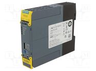 Module: safety relay; 3SK1; 24VDC; for DIN rail mounting; IP20 SIEMENS