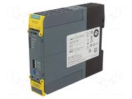 Automation module: safety relay; 24VDC; for DIN rail mounting SIEMENS