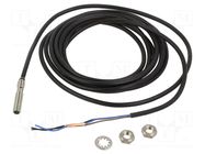 Sensor: inductive; OUT: NPN / NC; 0÷1.2mm; 10÷30VDC; M5; 2m; IP67 OMRON
