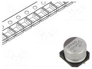 Capacitor: electrolytic; SMD; 22uF; 50VDC; Ø8x6.2mm; ±20%; 1000h NICHICON