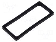 Profile gasket; PIN: 10; 4.14mm; 2x5; Mini Universal MATE-N-LOK TE Connectivity