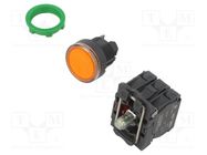 Switch: push-button; 22mm; Stabl.pos: 1; NC + NO; orange; LED; 24V SCHNEIDER ELECTRIC