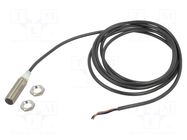 Sensor: inductive; OUT: PNP / NO; 0÷8mm; 12÷24VDC; M12; 2m; IP67 OMRON
