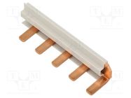 Busbar; 30mm2; Poles: 1; 690VAC; 690VDC; Inom: 120A; No.of mod: 5 ABB