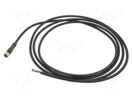 Cable: for sensors/automation; M8; PIN: 3; straight; 10m; plug; 4A TELEMECANIQUE SENSORS
