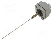 Driving head; plunger on spring loaded element; metal; XCKJ TELEMECANIQUE SENSORS