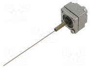 Driving head; plunger on spring loaded element; metal; XCKJ TELEMECANIQUE SENSORS