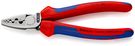 KNIPEX 97 72 180 Crimping Pliers for wire ferrules with multi-component grips 180 mm