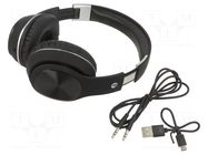 Headphones; black; headphones; 32Ω; Bluetooth: 5.0 VCOM