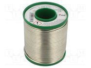 Soldering wire; tin; Sn99,3Cu0,7; 2.5mm; 1000g; lead free; reel CYNEL
