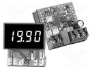 Ammeter; digital,mounting; 0÷19.99mA; on panel; LED; 3,5 digit Murata Power Solutions