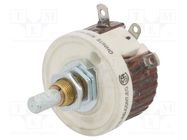 Potentiometer: shaft; 1Ω; 25W; 6.35mm; Shaft: smooth; wirewound OHMITE