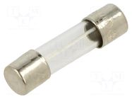 Fuse: fuse; 3.5A; 125VAC; quick blow; cylindrical,glass; 5x20mm BEL FUSE