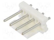 Connector: wire-board; socket; male; MTA-156; PIN: 4; straight; THT TE Connectivity