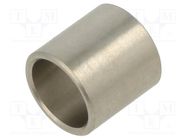 Spacer sleeve; 10mm; cylindrical; stainless steel; Out.diam: 10mm ELESA+GANTER