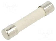 Fuse: fuse; 15A; 250VAC; time-lag; ceramic,cylindrical; GSA; brass BEL FUSE