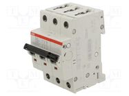 Circuit breaker; 230/400VAC; Inom: 50A; Poles: 3; Charact: K; 6kA ABB