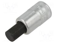 Socket; hex key,socket spanner; HEX 14mm; 1/2"; INHEX STAHLWILLE