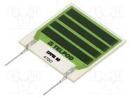 Resistor: thick film; planar; THT; 100Ω; 10W; ±1%; -55÷170°C TELPOD