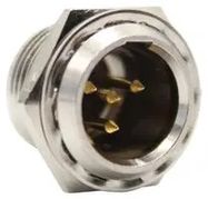 CONN, XLR AUDIO, PLUG, 4POS, PANEL