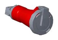 CONN, MAIN SOCKET, 3P4W, 20A, 480V, RED