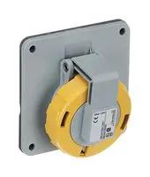 CONN, MAIN SOCKET, 2P3W, 20A, 130V, YEL