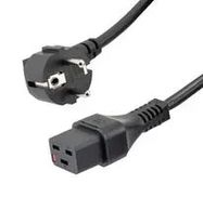 PWR CORD, R/A CEE 7/7 PLUG-IEC C19, 9.8 