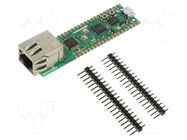 Dev.kit: Ethernet; prototype board; Comp: RP2040,W5500; 75x21mm WIZNET