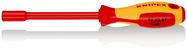 KNIPEX 98 03 07 Nut Driver with screwdriver handle insulated with multi-component grips, VDE-tested burnished 237 mm