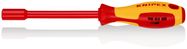 KNIPEX 98 03 08 Nut Driver with screwdriver handle insulated with multi-component grips, VDE-tested burnished 237 mm