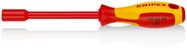KNIPEX 98 03 09 Nut Driver with screwdriver handle insulated with multi-component grips, VDE-tested burnished 237 mm