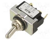 Switch: toggle; Pos: 2; SPDT; ON-ON; 20A/250VAC; 20A/30VDC; AW; 10mΩ TE Connectivity