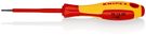 KNIPEX 98 13 20 Screwdriver for hexagon socket screws insulated with multi-component grips, VDE-tested burnished 175 mm